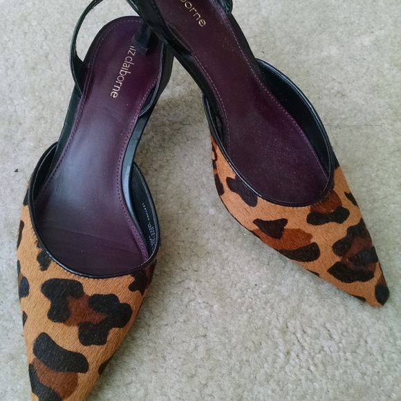 liz claiborne slingback pumps